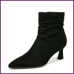 Slouchy Ankle Booties with Side Zip, 2 1/8 Inch Heel, Water-Repellent